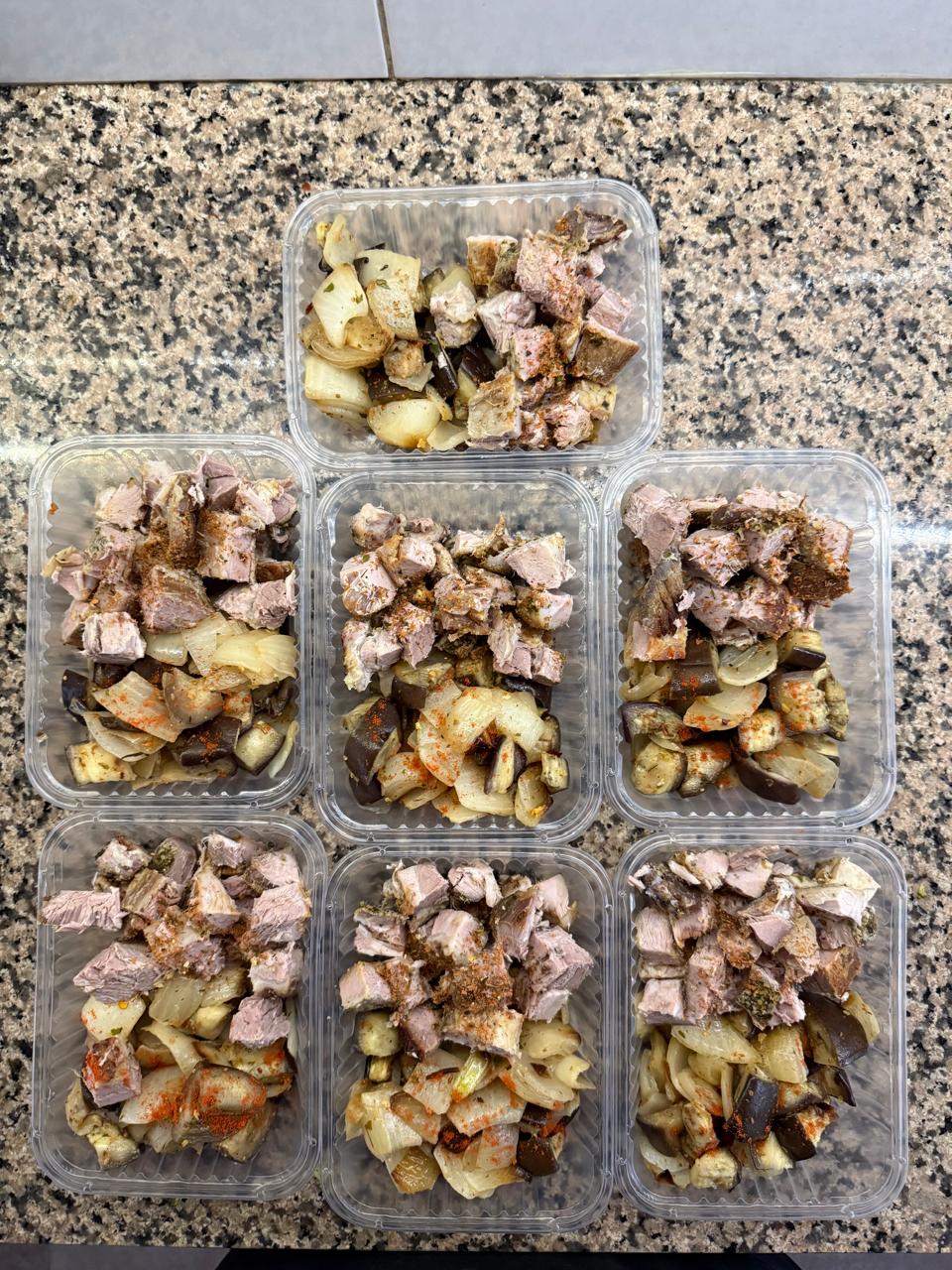 Cerdo con verduras